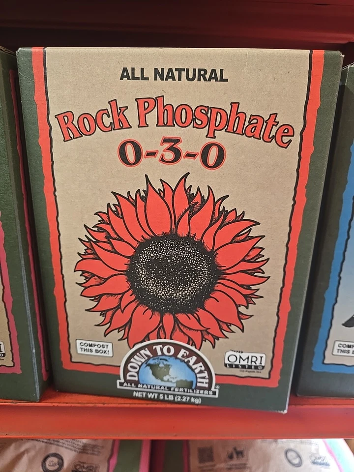 Down to Earth Rock Phosphate 0-3-0 Omri 5lb 100526004
