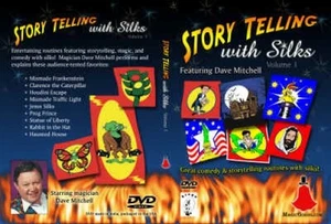 CONTAR HISTORIAS CON SEDAS DVD Consejos Niño Show Bufanda Truco de Magia Payaso Manga de Papel - Imagen 1 de 2