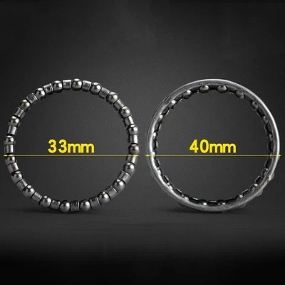 Bike Ball Bearing Headset Metal Parts Threaded Wheel 1 1/8'' 2pcs 32mm - Image 1 of 4