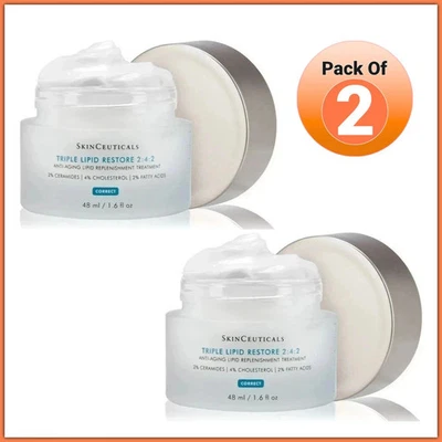 SkinCeuticals 三重脂质修复 1.6 盎司面霜 2:4:2,48 毫升密封全新带盒 — 第 1/3 张图片