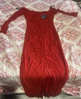 Vestido rojo para mujer talla L Foto 1 de 4