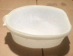Vintage TUPPERWARE Roast Flavor Saver Ham Turkey Container 487-1 W/lid - Picture 1 of 5