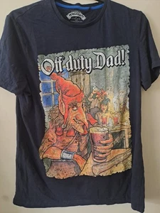 OFICIAL WYCHWOOD BREWERY HOBGOBLIN '¡PAPÁ FUERA DE SERVICIO!' CAMISETA - AZUL MARINO, TALLA XL - Imagen 1 de 4
