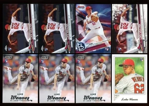 2017 Topps/Bowman Luke Weaver RC *8-CARD LOT* Rookie Card Bulk Lot CHROME - Bild 1 von 1