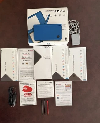 Nintendo DSi XL Bundle With 13 Games/carrying Case. Original Box & Papers - Image 1 of 4