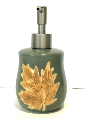 Dispensador bomba jabón loción tema otoño Celebrate Together™ hoja verde naranja nuevo Foto 1 de 4