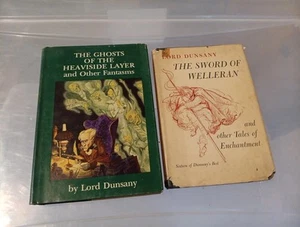 GB291 2 Book Lot Ghosts Of The Heaviside Layer And Other Fantasms Lord Dunsany - Picture 1 of 7