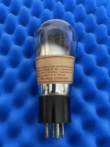 ONE May Company UX245 Vacuum Tube 245 Globe /Micromhos&mA Test LOW - Picture 1 of 4