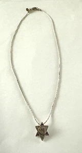 Beit Nir 925 Sterling Silver Necklace with Star of David Pendant - Picture 1 of 6