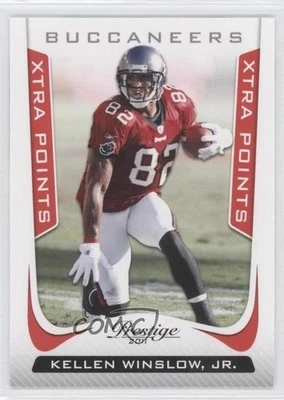 2011 Panini Prestige Xtra Points Red /100 Kellen Winslow Jr #187 - Image 1 of 2