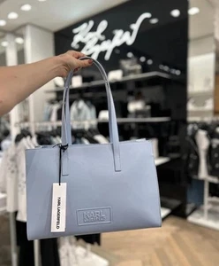 Karl Lagerfeld Baby Blue Tote Bag - Picture 1 of 4