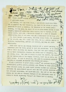 1960/ ORIGINAL TELETYPE/WESTBROOK PEGLER ALS TO DAVE CHASEN/ SIGNED/JFK/DEMOCRAT - Picture 1 of 7