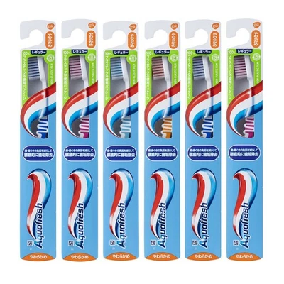 Cepillo de dientes Aquafresh regular (suave) 6 piezas Foto 1 de 4