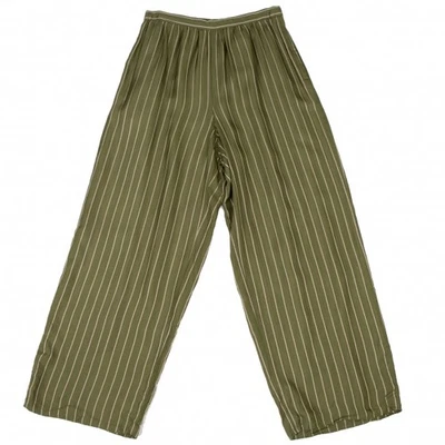 Pantalones Cupra Anchos a Rayas Tricot COMME des GARCONS Talla M (K-135923) Foto 1 de 4
