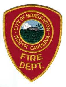 Morganton (Burke Co.) NC North Carolina Fire Dept. patch - NUOVO! *Cheesecloth* - Foto 1 di 1