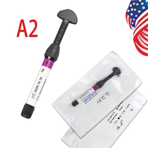 Professional 1 pack A2 Light Cure Hybrid Dental Resin Composite Syringe Shade - Picture 1 of 10