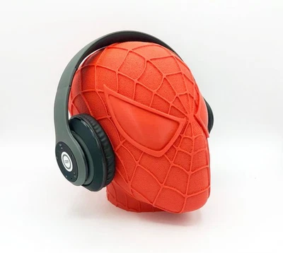 Cabezal para auriculares Spider-Man - Busto con soporte para auriculares impreso en 3D Foto 1 de 4