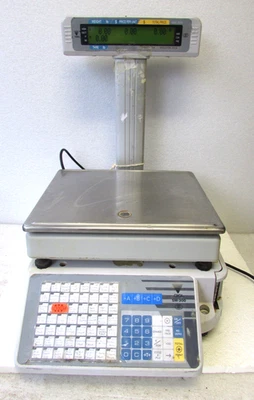 DIGI SM-300 Grocery Deli Meat Scale w/ printer S-YC Digital Platform *READ* - Image 1 of 4