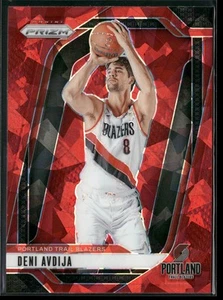 2024-25 Panini Prizm #13 Deni Avdija Prizms Red Ice - Bild 1 von 2