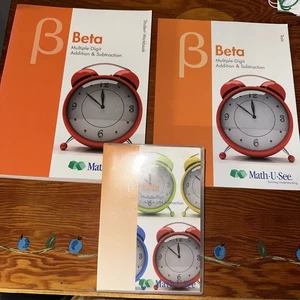 Math U See Beta DVD and Student Set - Imagen 1 de 4