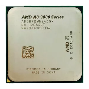 AMD A8-Series A8-3870K AD3870WNZ43GX 3 GHz Socket FM1 Quad-Core CPU Processor - Picture 1 of 4