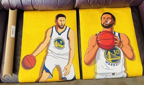 Stephen Curry Klay Thompson Golden State warriors Splash Brothers Poster Cover
