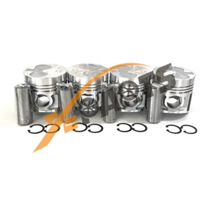 4 PCS 404D 404D-22 Piston Set STD for Perkins Engine - Picture 1 of 6