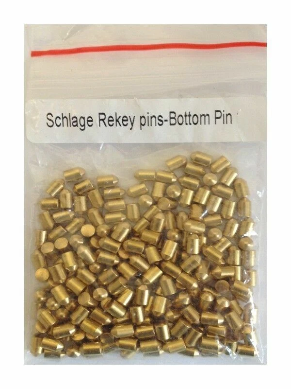 100 Piezas Schlage Rekey Bottom Pin Maestro Cerrajero Rekeying Kits 0 a 9 Foto 1 de 1