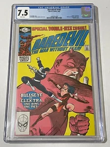 Daredevil # 181 (4/82) CGC Comic Book 7.5 VF- WP Frank Miller Death of Electra - Bild 1 von 4