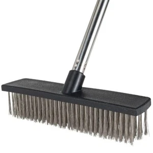 Heavyduty Push Broom Brush For Bathroom Kitchen Patio Garage Deck Concrete Wood - Picture 1 of 6