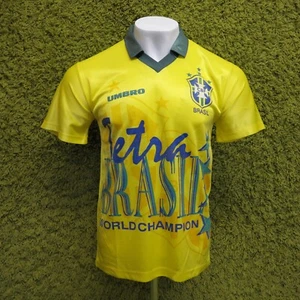 1994 BRASILIEN SPECIAL FUSSBALL SHIRT BRASILIEN WELTMEISTER M 8/10 UMBRO - Bild 1 von 8