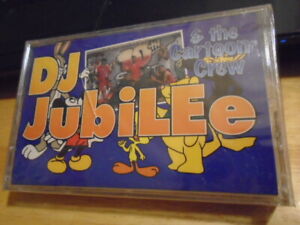 SEALED RARE OOP DJ Jubilee & Cartoon Crew CASSETTE TAPE EP 1994 hip hop bounce 