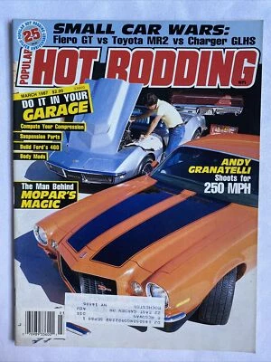 1987 March Popular Hot Rodding Magazine Toyata MR2 Meets Fiero GT (CP178) - Image 1 of 3