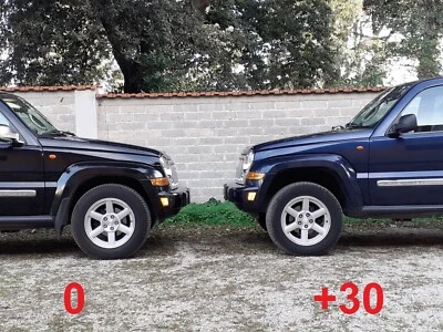  Rialzo 1,2" (+30mm) assetto lift kit Jeep Cherokee, Liberty KJ 2001/2008 - Bild 1 von 4