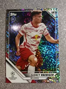 2021-22 Topps UCL Collection Sparkle Foil Sidney Raebiger #110 Rookie RC - Picture 1 of 2