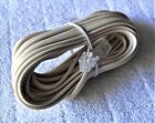 25ft Telephone Landline Cord Cable Wire RJ11 DSL Modem Fax Phone to Wall Ivory