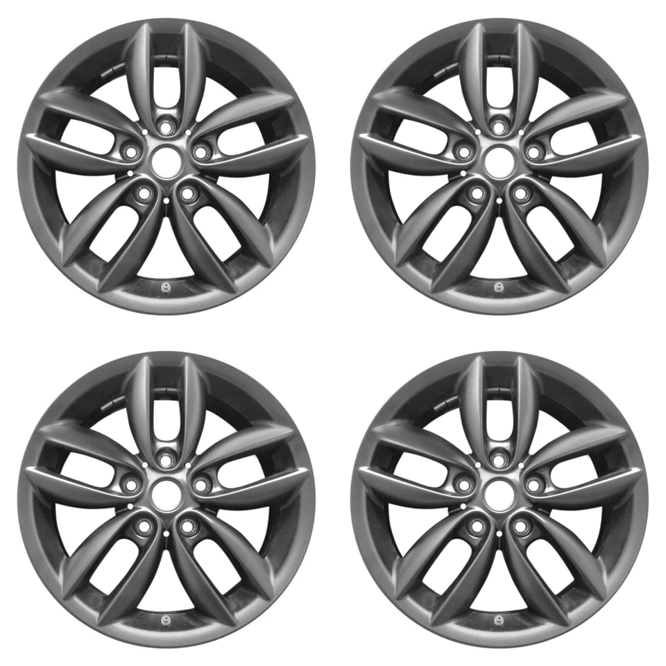 MINI Cooper Countryman 2011-2016 17" Factory OEM Wheels Rims Set Charcoal - Image 1 of 1