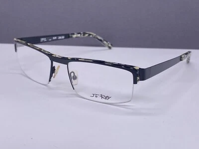 Monturas de gafas JF Rey para hombres y mujeres cuadradas negras medio borde grandes JF 2550 NP: 294 € Foto 1 de 4