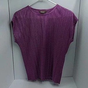 TanJay lila Crinkle Top - Größe S - Bild 1 von 3