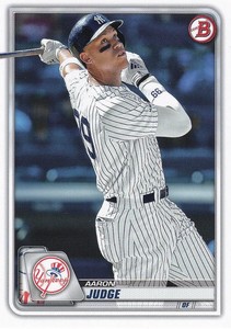 2020 Bowman #2 Aaron Judge New York Yankees