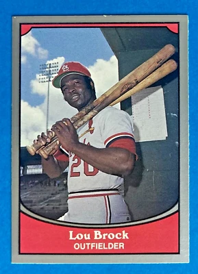 1990 Pacific 'Baseball Legends' Lou Brock #12 St. Louis Cardinals (Hall of Fame) - Image 1 of 2