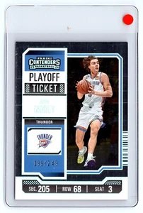 2023-24 Contenders Playoff Ticket #8 Josh Giddey /249 Oklahoma City Thunder - Picture 1 of 2