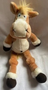 Vintage Carousel By Guy Plush Tan Horse Bandana Cowboy 18" - Picture 1 of 4