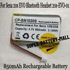 850mAh Replacement Battery For Sena 10S &amp; 20S &amp; 20S-EVO-01 Motorcycle Headset