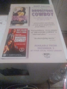 "Drugstore Cowboy" Movie Magazine Ads & Poster. Matt Dillon Heather Graham. 1990 - Picture 1 of 7