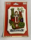*BRAND NEW* Vintage Edmar Creations Light switch Cover Bon Appetit Food 1982 NOS