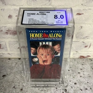 Beckett 1991 Home Alone VHS Tape Graded 8.0 EX+ VHS DNA SLIPCOVER - Picture 1 of 9