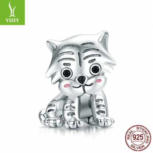 VALENTINO Cionondoli Moda Donna Autentici Argento Sterling S925 Piccola Tigre Adatti Bracciali