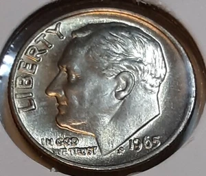 1965 Roosevelt Dime P - BU - Uncirculated - Picture 1 of 2
