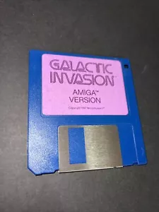 Disco de juego versión Amiga Galactic Invasion de Microillusions - Imagen 1 de 1